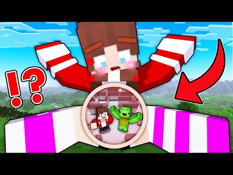 JJ & Mikey BUILT SECRET Maze INSIDE JJ Girl's BODY?! Minecraft Animation JJ & Mikey