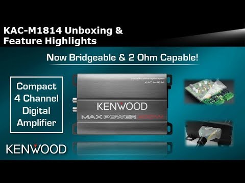 Kenwood KAC-M1814-video