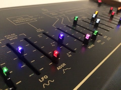 ARP AXXE Restoration (Part 4) - Installing LED Sliders