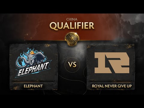 Elephant vs RNG Game 3 - TI10 CN Qualifiers: Upper Bracket R2 w/ Black^ & Bkop