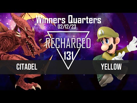 Recharged #131 Winners Quarters - Yellow (Luigi) vs Citadel (Ridley) - SSBU Tournament