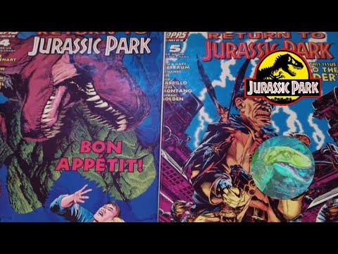 Return To Jurassic Park Topps Comics 1995 Flip Through (Issues 4 & 5)