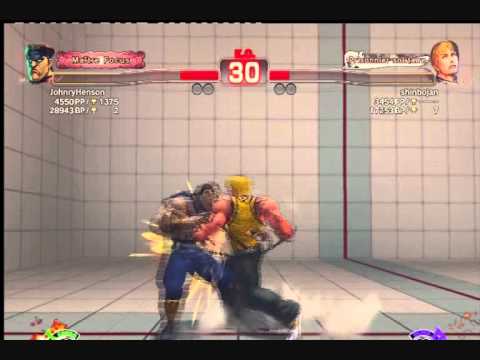SSF4AE 2012 JohnryHenson (Bis) VS shinbojan (Cody)