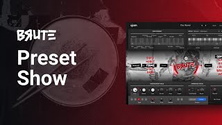 Video thumbnail for Preset Show | Virtual Drummer BRUTE by ujam Instruments