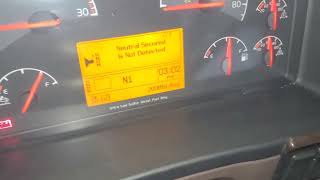 VOLVO TRUCK 2014 won't detect neutral and no start
