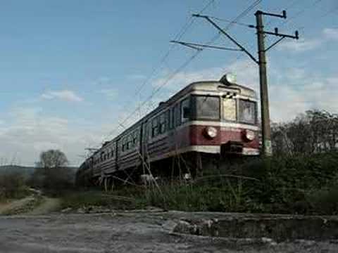 EN57-867 jedzie trasą Zakopane-Kraków Główny (RP1)