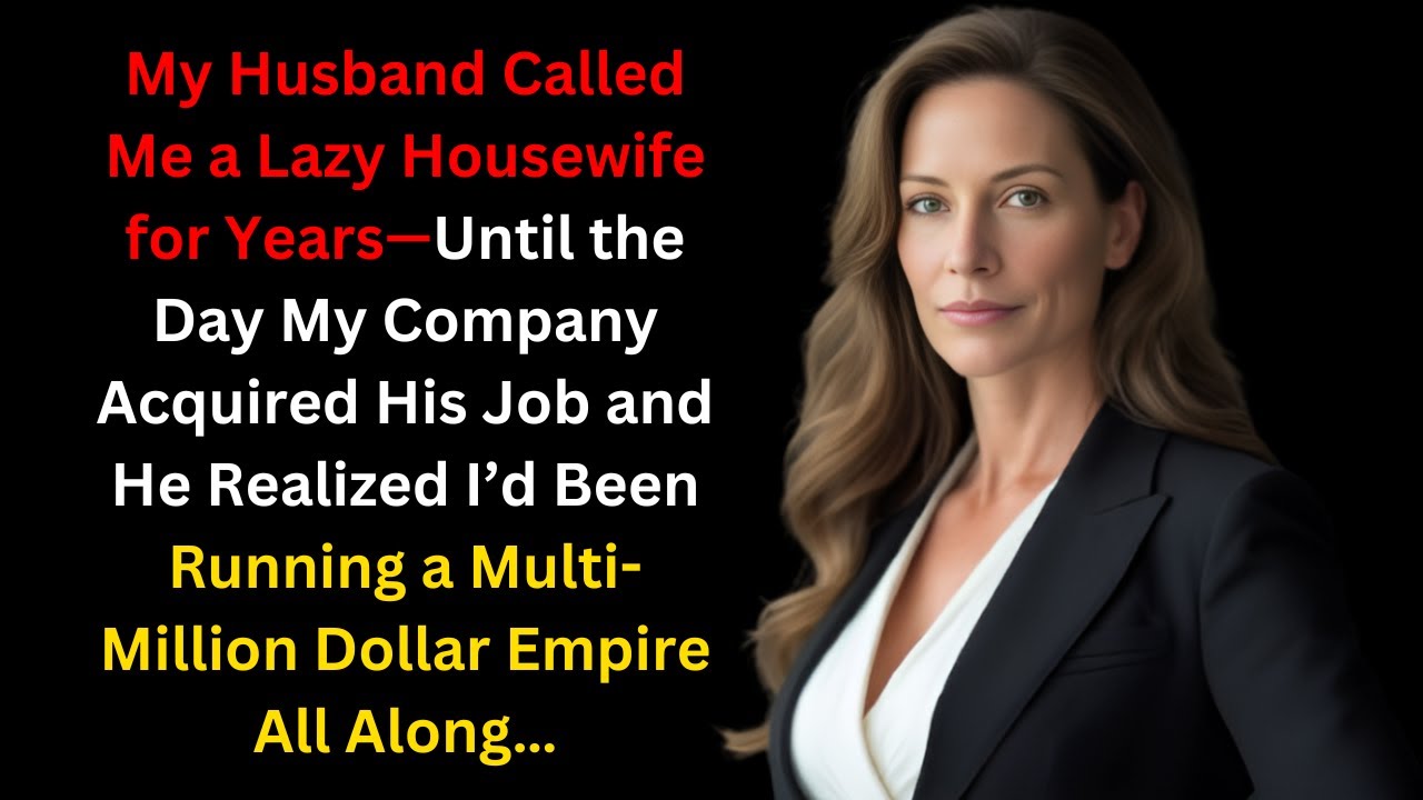 Husband Called Me a ‘Lazy Housewife’—Now He Reports to Me at Work