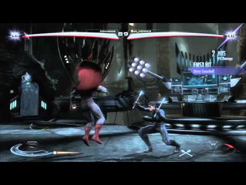 Injustice (PS3) Online Casuals: Compbros (Superman) vs. DJA_Homies (Nightwing) - 11/8/14