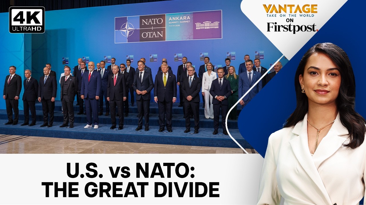 Trump Expresses at NATO; Cuts Trade Ties with Spain | Vantage on Firstpost