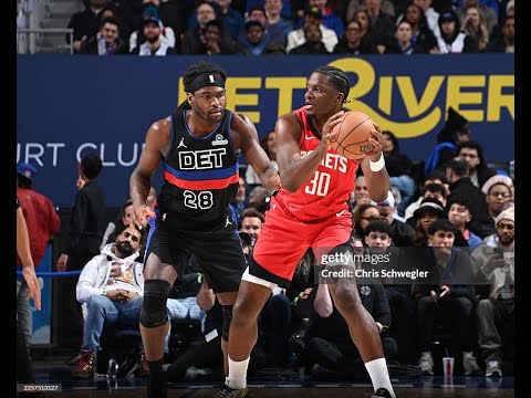 Clint Capela Full Highlights Houston Rockets vs Detroit Pistons Jan 23, 2026