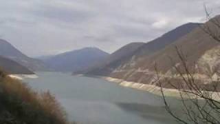 preview picture of video 'Georgia. Jinvali's reservoir'