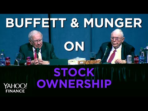 Buffett on Berkshire's stock ownership