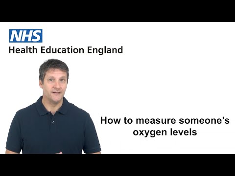 How to measure someone's oxygen levels