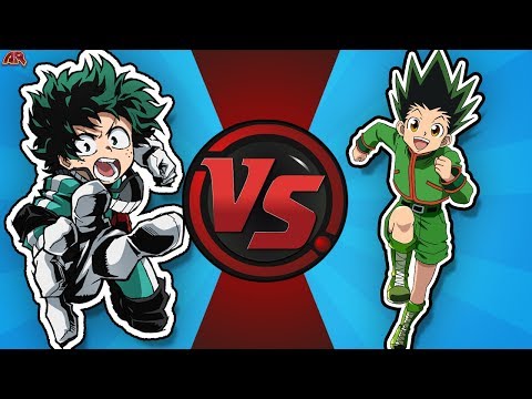 MIDORIYA vs GON (BOKU NO HERO vs HUNTERxHUNTER) AnimationRewind: Fan Night