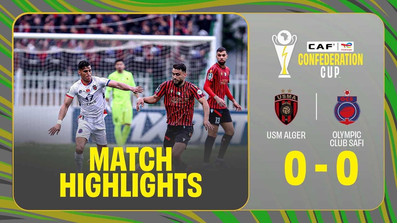 USM Alger vs Olympic Safi Highlights