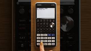 [Casio fx-CG50 tutorials] Equation Solver #shorts