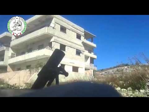 استهداف تحصينات قوات النظام في جبهة جبل دورين في ريف حماة بواسطة قذائف الهاون من قبل اللواء العاشر في الساحل