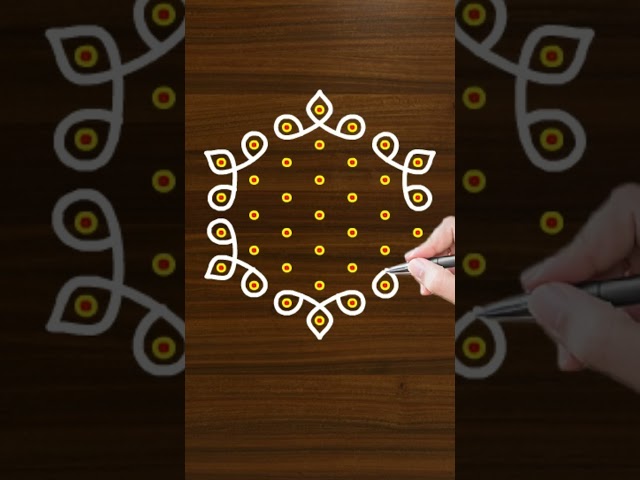 Muggulu kolam rangoli design by keerthi - video 2