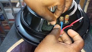 HOW TO WIRE A DOUBLE COIL SPEAKER AT 2OHMS.(SONY GS121D) FULL TUTORIAL