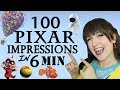 100 Pixar Impressions In 6 Minutes Madi2theMax
