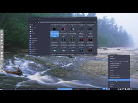 ArcoLinux : 545 wallpapers submicron anniversary series - setting wallpaper - 10/11