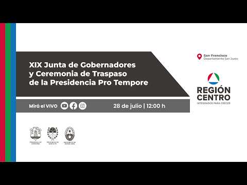 XIX Junta de Gobernadores de la Región Centro en San Francisco