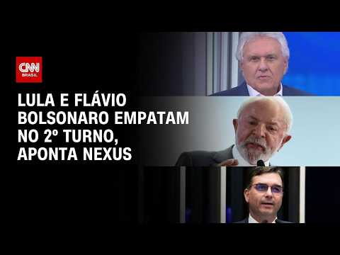 Eleições 2026: Lula, Flávio Bolsonaro e Caiado empatam no 2º turno, aponta Nexus | HORA H