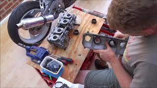 Honda CBR400 Budget Track Bike Part 22 - Fitting the Carbs & Airbox