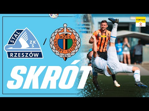 SKRÓT | Stal Rzeszów - Chrobry Głogów (27.08.2023)