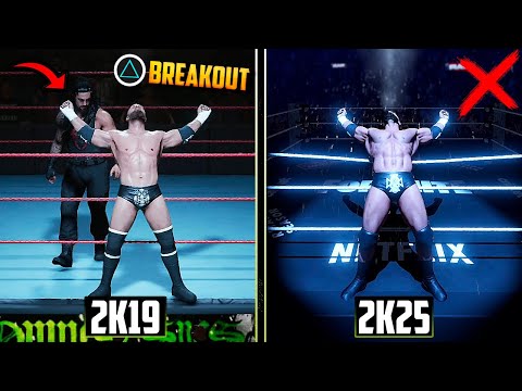 20 Reasons WWE 2K19 is STILL Better Than WWE 2K25!