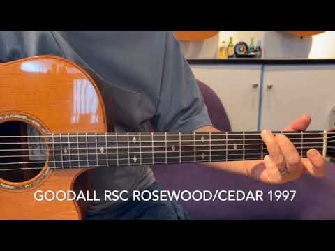Goodall RSC Rosewood/Cedar 1997 image 12