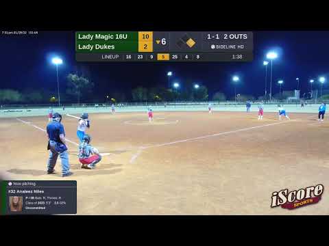 Lady Magic 16U 2022 vs Lady Dukes (2022.01.29)