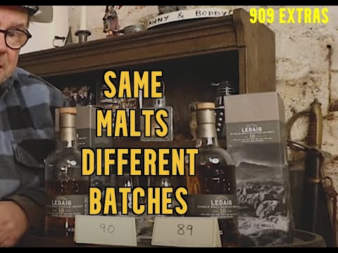 ralfy review 909 Extras -  Batch comparison of Ledaig 10yo Malt