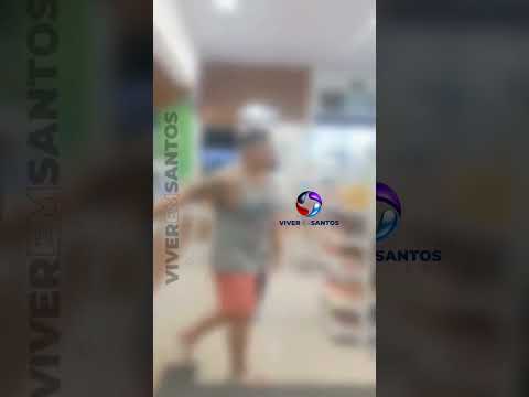Homem xinga e humilha funcionário de farmácia no Guilhermina, em Praia Grande.