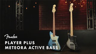 Video thumbnail for Exploring the Player Plus Meteora Bass Models | Player Plus | Fender by Fender