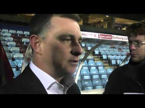Mark Robins reacts to the draw against Worcester