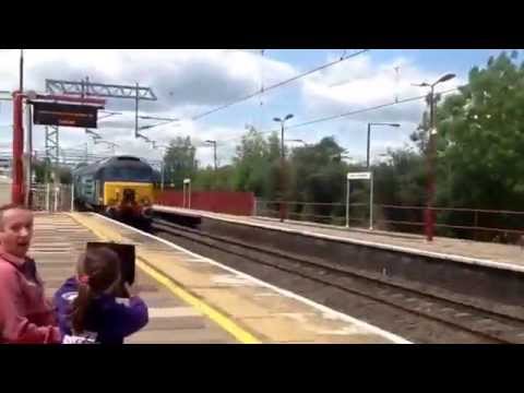 Class 68 + 68003 and 57304 passes through Harrow & Wealdstone