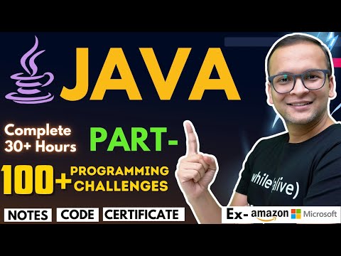 🚀🔥 JAVA Complete Course Part-1 (2024) | 100+ Programming Challenges