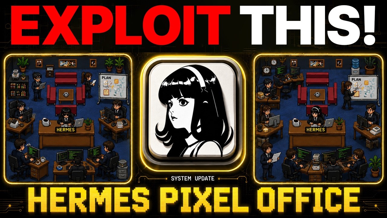 Hermes Agents Just Got Their Own PIXEL OFFICE