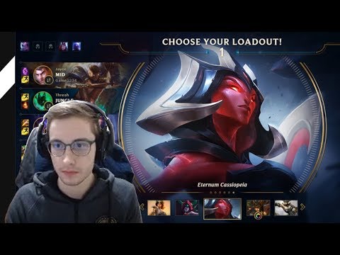 608. Bjergsen vs Mickey - Cassiopeia vs Sion Mid - Patch 8.4 Season 8   March 05, 2018