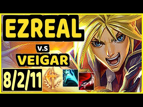 EZREAL vs VEIGAR - 8/2/11 KDA BOTTOM ADC GAMEPLAY - EUW Ranked MASTER