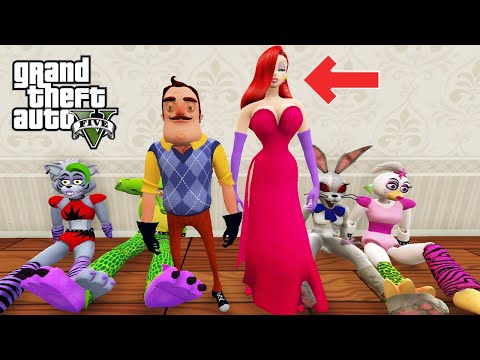 HELLO NEİGHBOR SEVGİLİSİNİ KURTARDI ? GTA 5 MODS