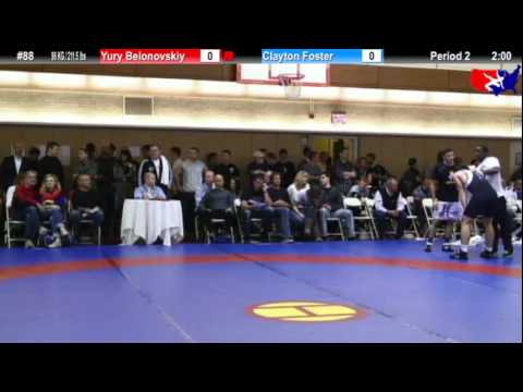 NYAC FS 96 KG / 211.5 lbs: Yury Belonovskiy vs. Clayton Foster