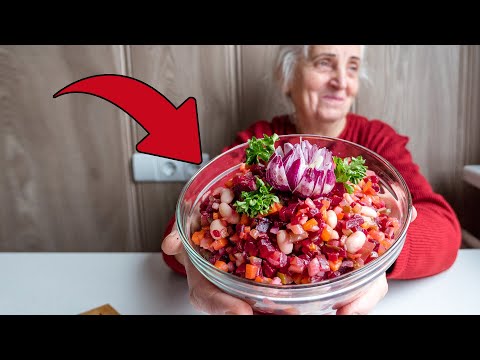 Traditional Lithuanian Red Salad - English Subtitles