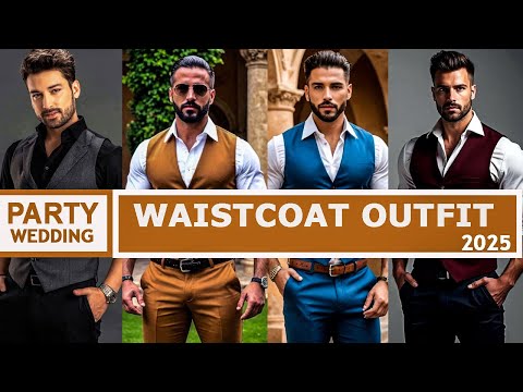 Top 10 Waistcoat Outfit Ideas for Men 2025 | waistcoat | half Blazer | Men's Fashion