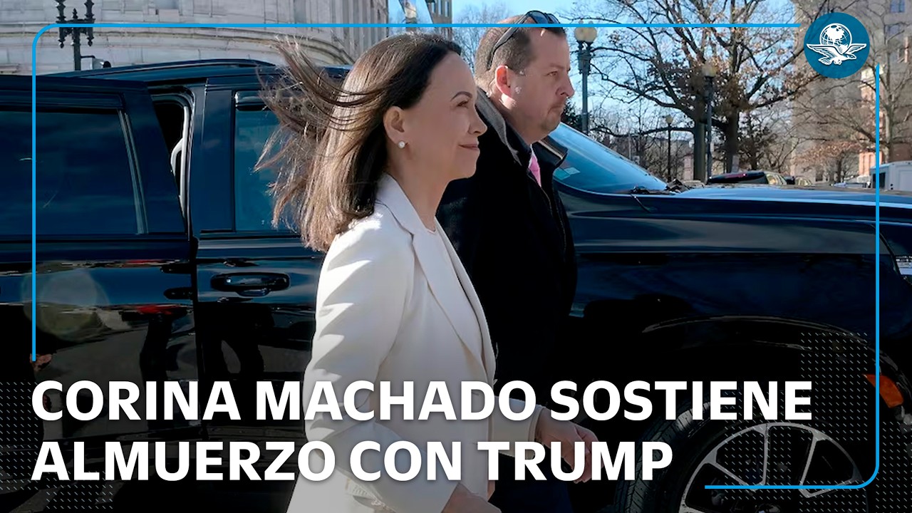 ¿Nobel de la paz para Trump? María Corina Machado se reune con el presidente de EU