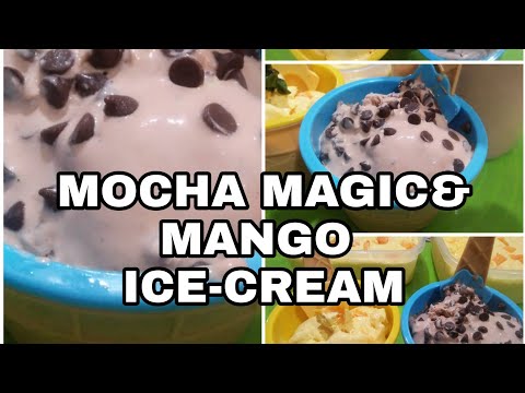 Mocha Magic| Mango Ice cream| Easy recipe| by Sabeen Rizwan