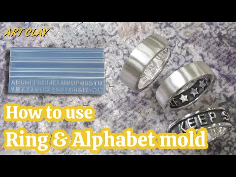 Art Clay Ring & Alphabet mold.