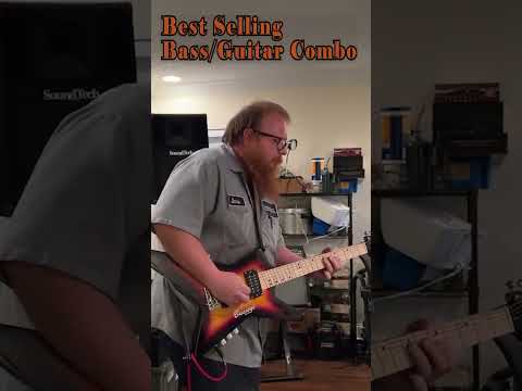 4 Strings Short Scale Bass /6 Strings Lead Double Sided, Neck Thru, Busuyi Guitar 2023 Right image 3