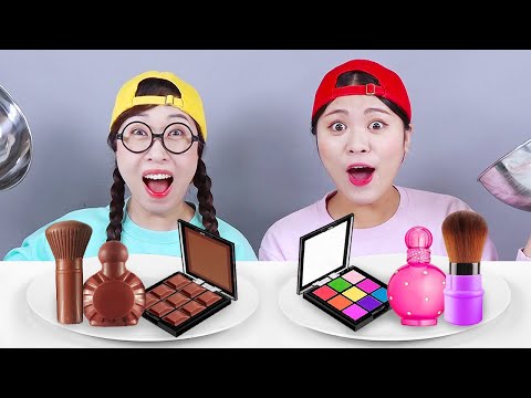 Chocolate Cosmetic Makeup Challenge DONA